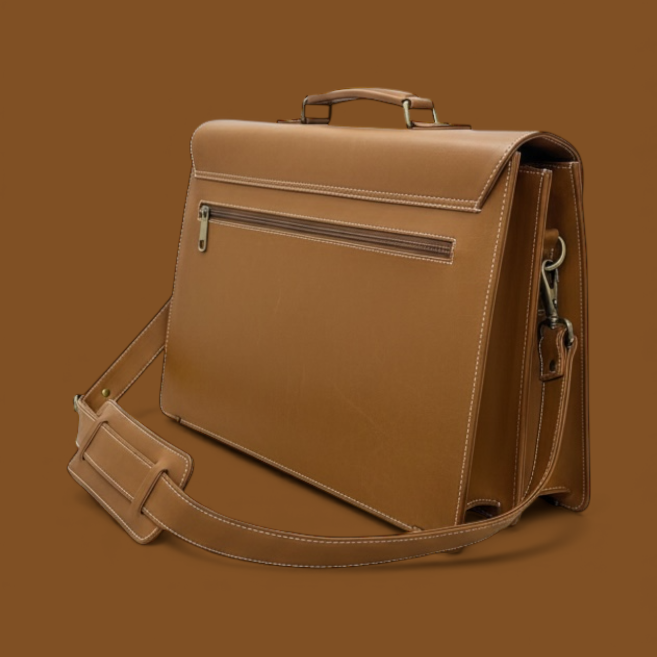 ✨ Ox Fashion Premium Leather Laptop Bag –