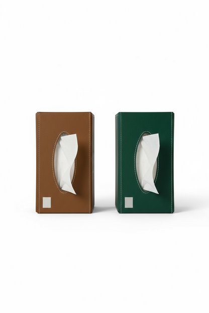 Premium Leather Tissue Boxes